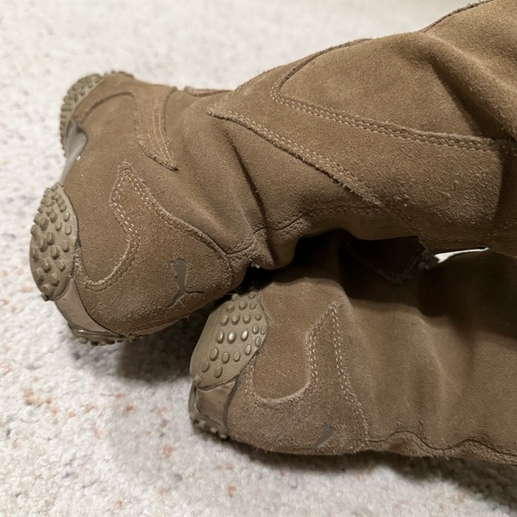 Rare Vintage Puma Alto Mostro Brown Suede Moto Boots 7.5 / 38 - Picture 10 of 12